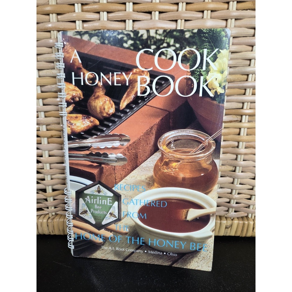 The A.I. Root Company Honey Cook Book Cookbook‎ 1991 Vintage Spiral Very Rare